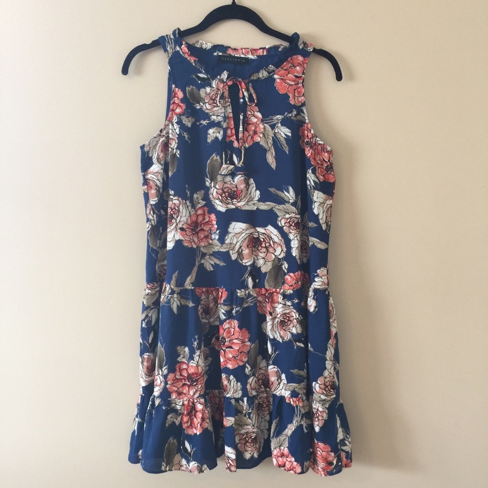 Sanctuary floral sleeveless dress size medium